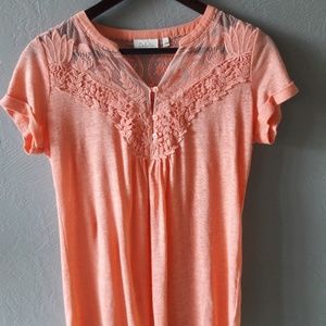 Anthropologie (Deletta) peach 🍑 top